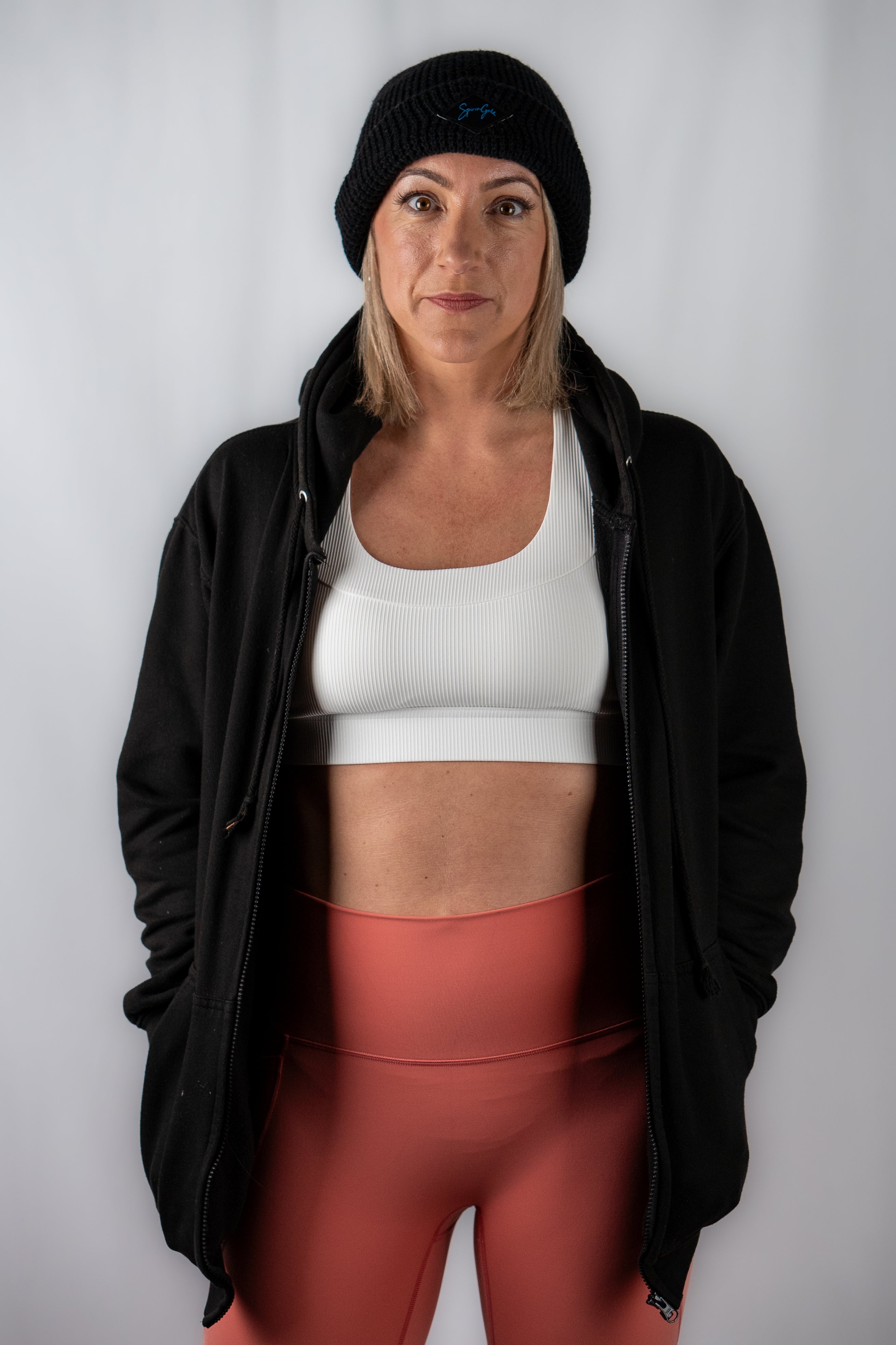 Womens Spirit Cycle Black Hoodie