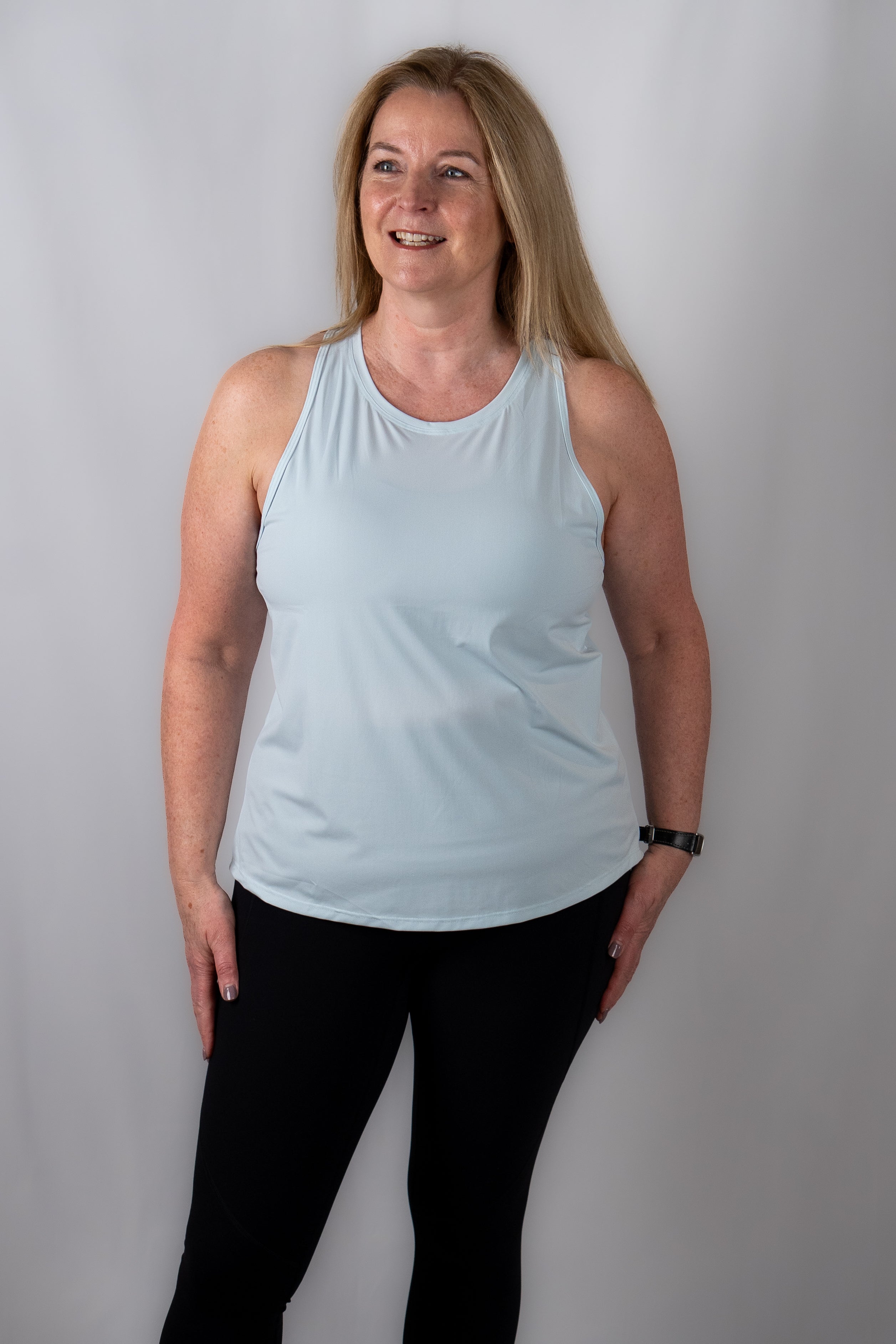 Lightweight Long Open Back Workout top