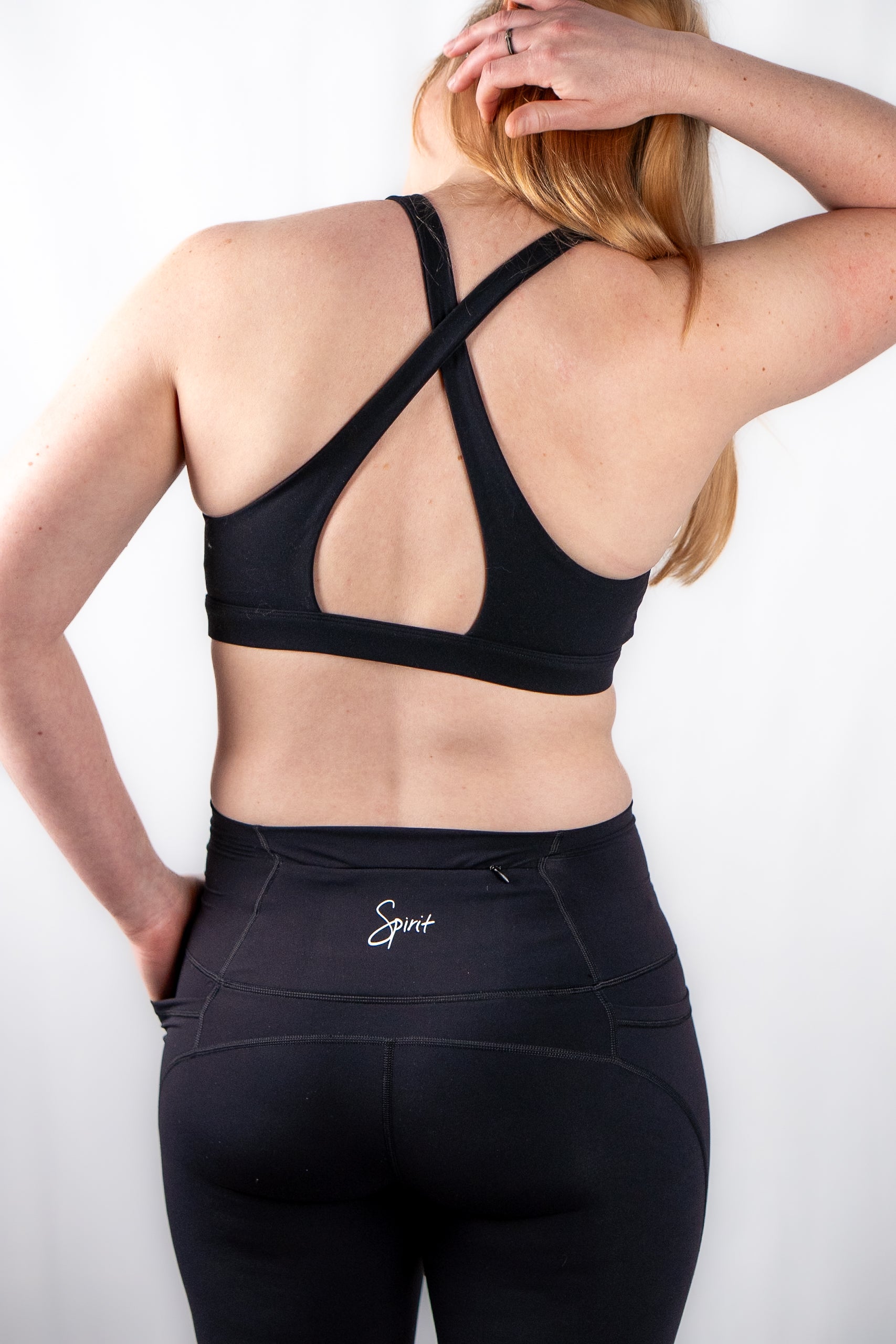 SPIRIT CYCLE: Medium to High Intensity High Neck Sports Bra