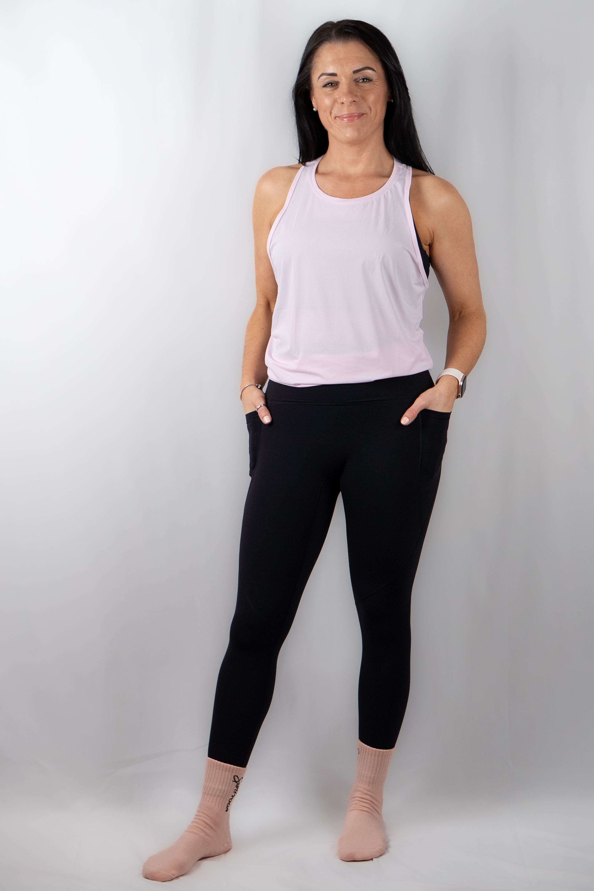 Lightweight Long Open Back Workout top
