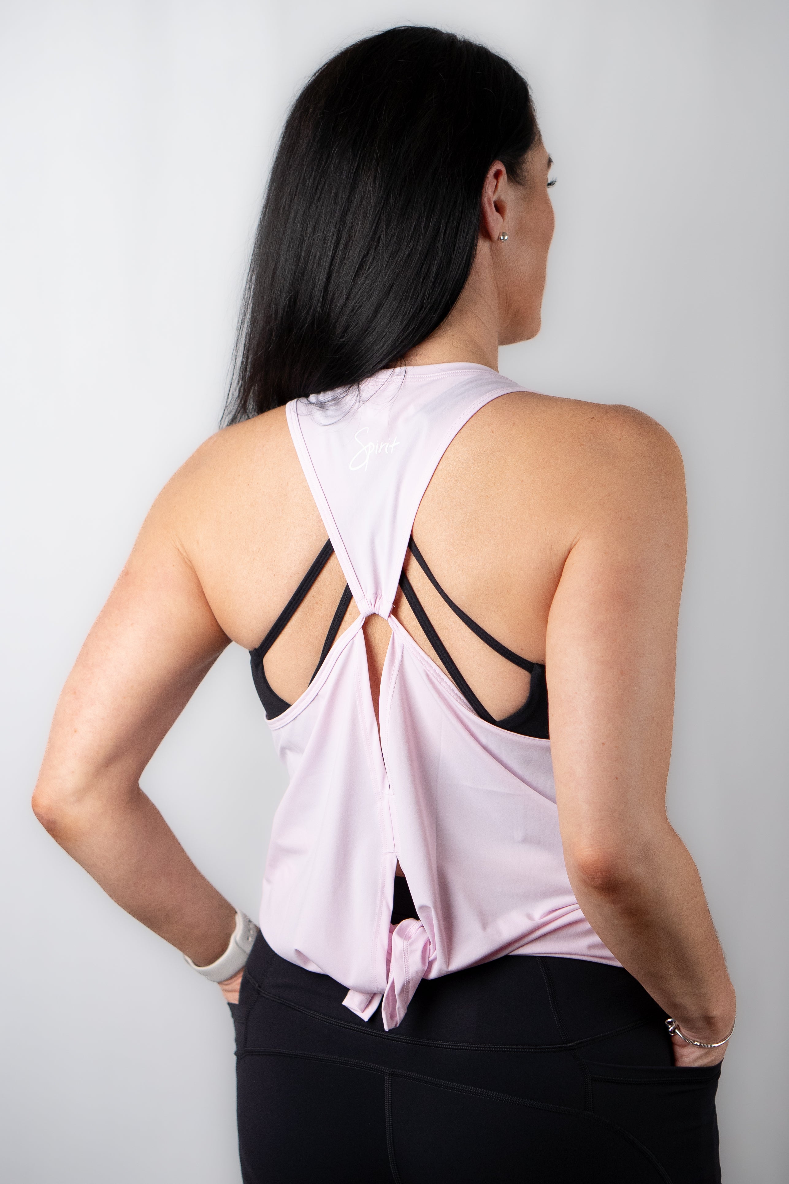 Lightweight Long Open Back Workout top
