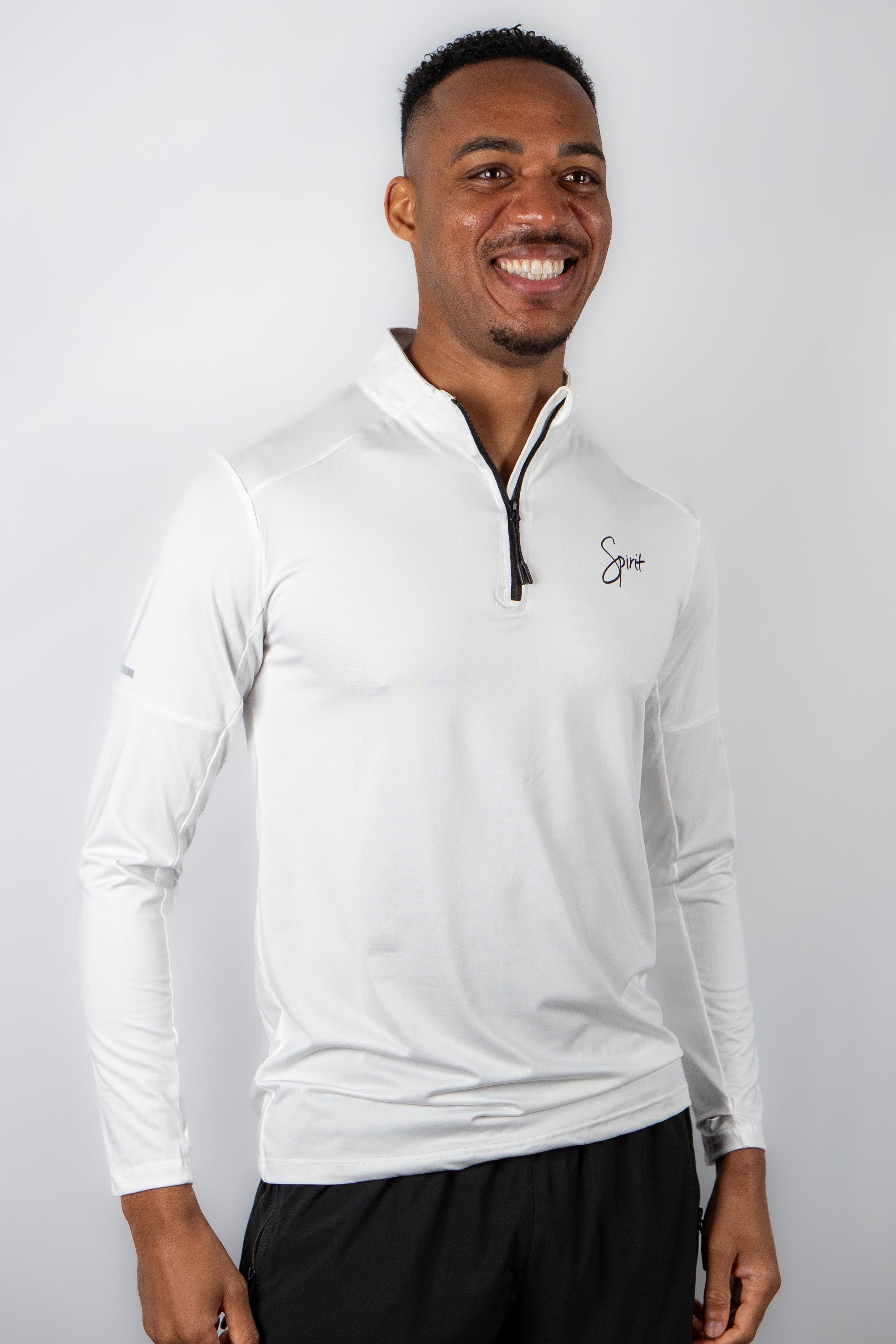 Long Sleeved Running Quarter Zipper Top