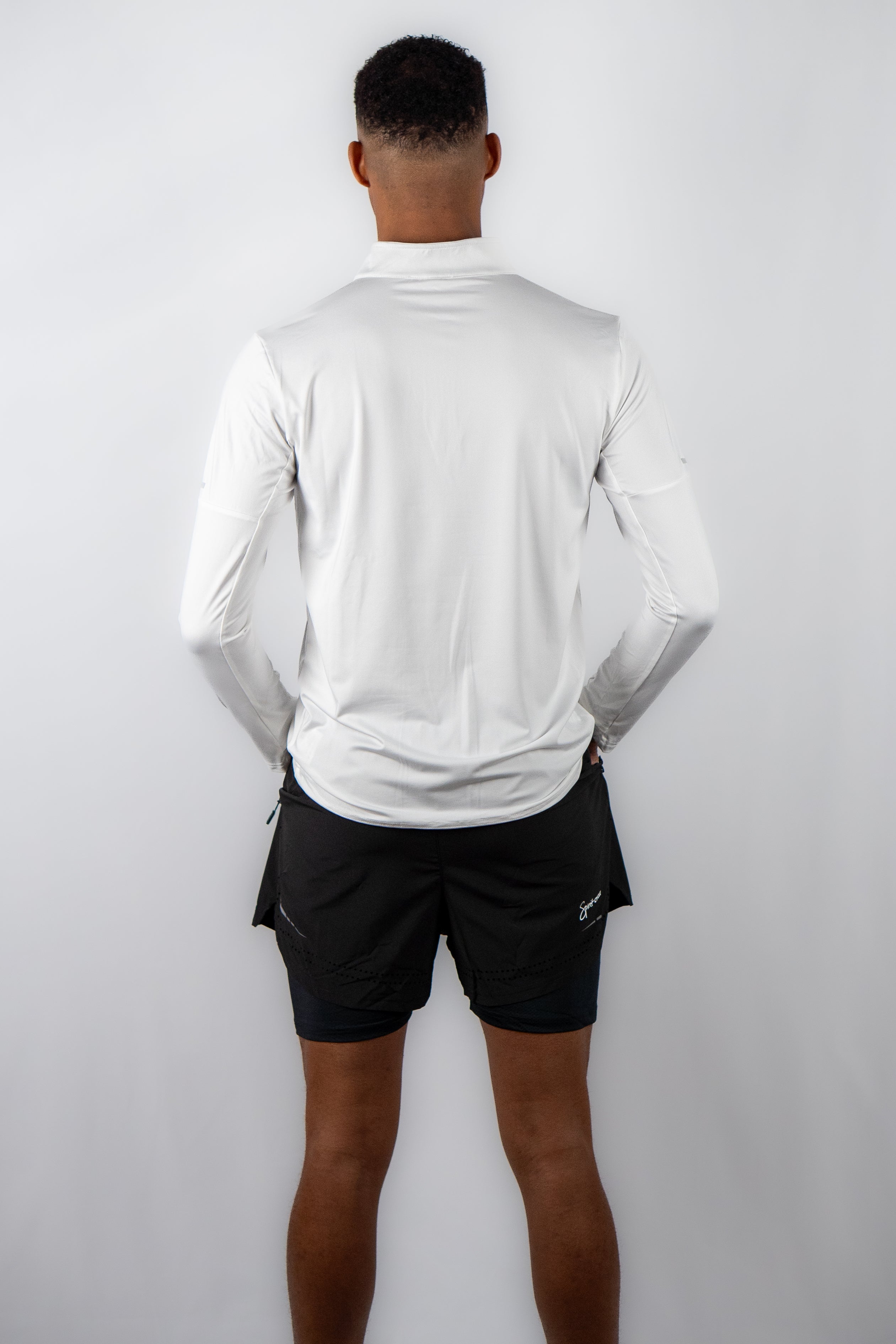 Long Sleeved Running Quarter Zipper Top