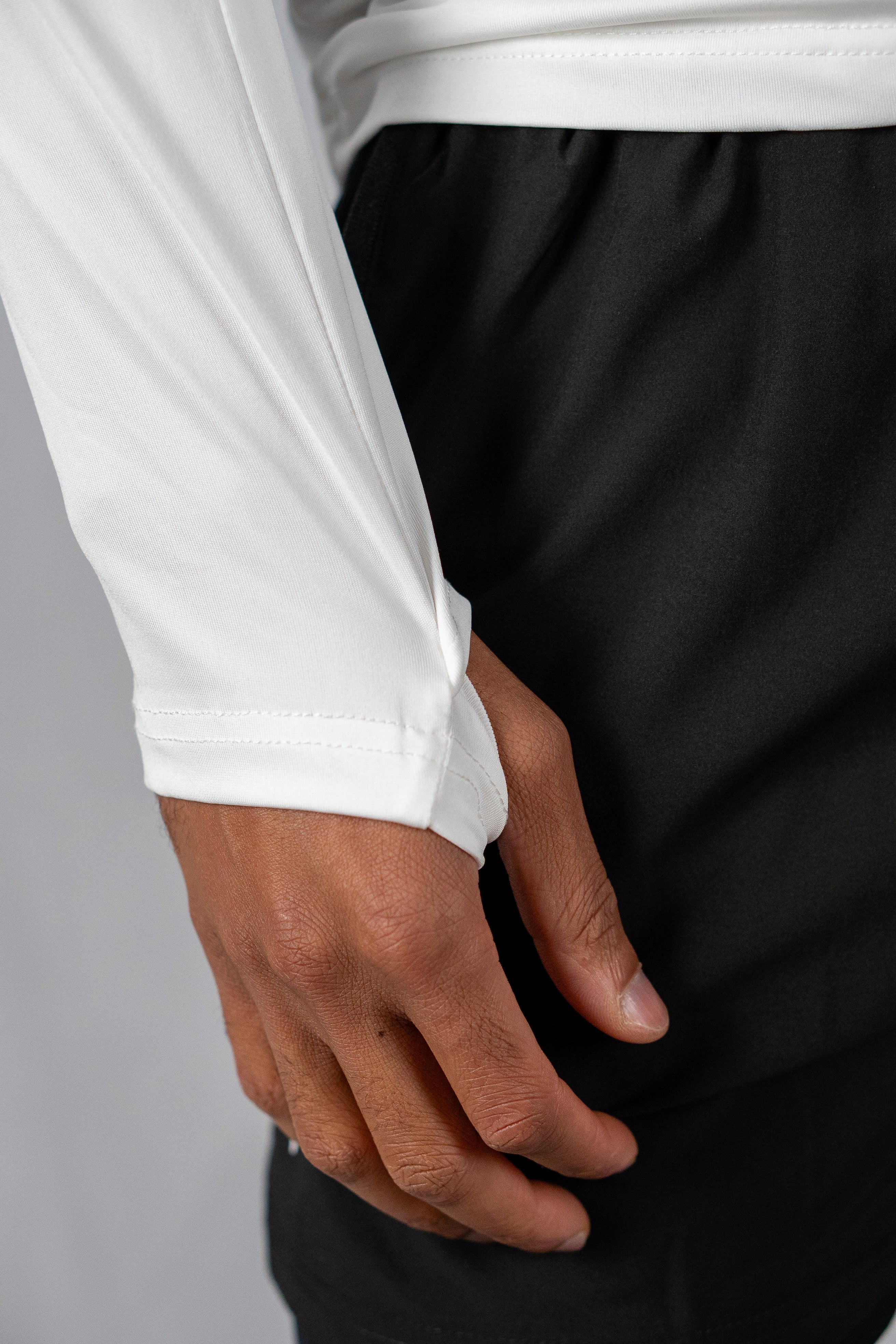 Long Sleeved Running Quarter Zipper Top