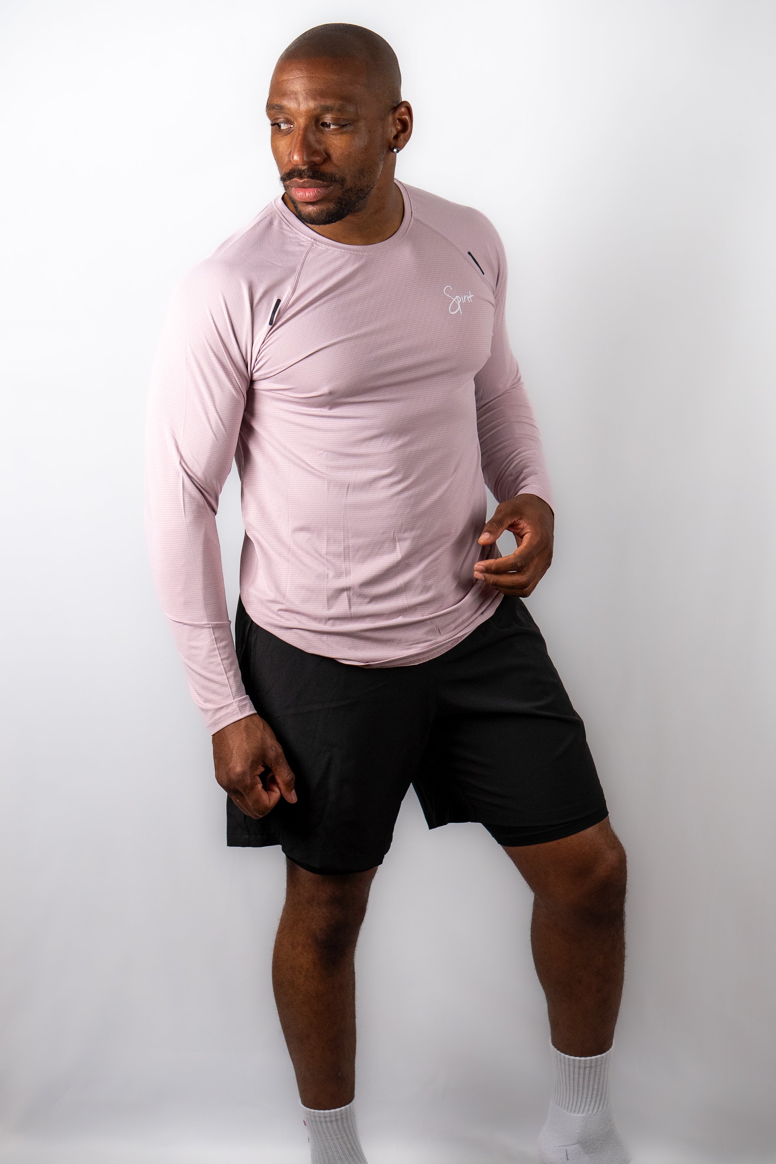 Mens Long Sleeved Quick Dry Running T-Shirt