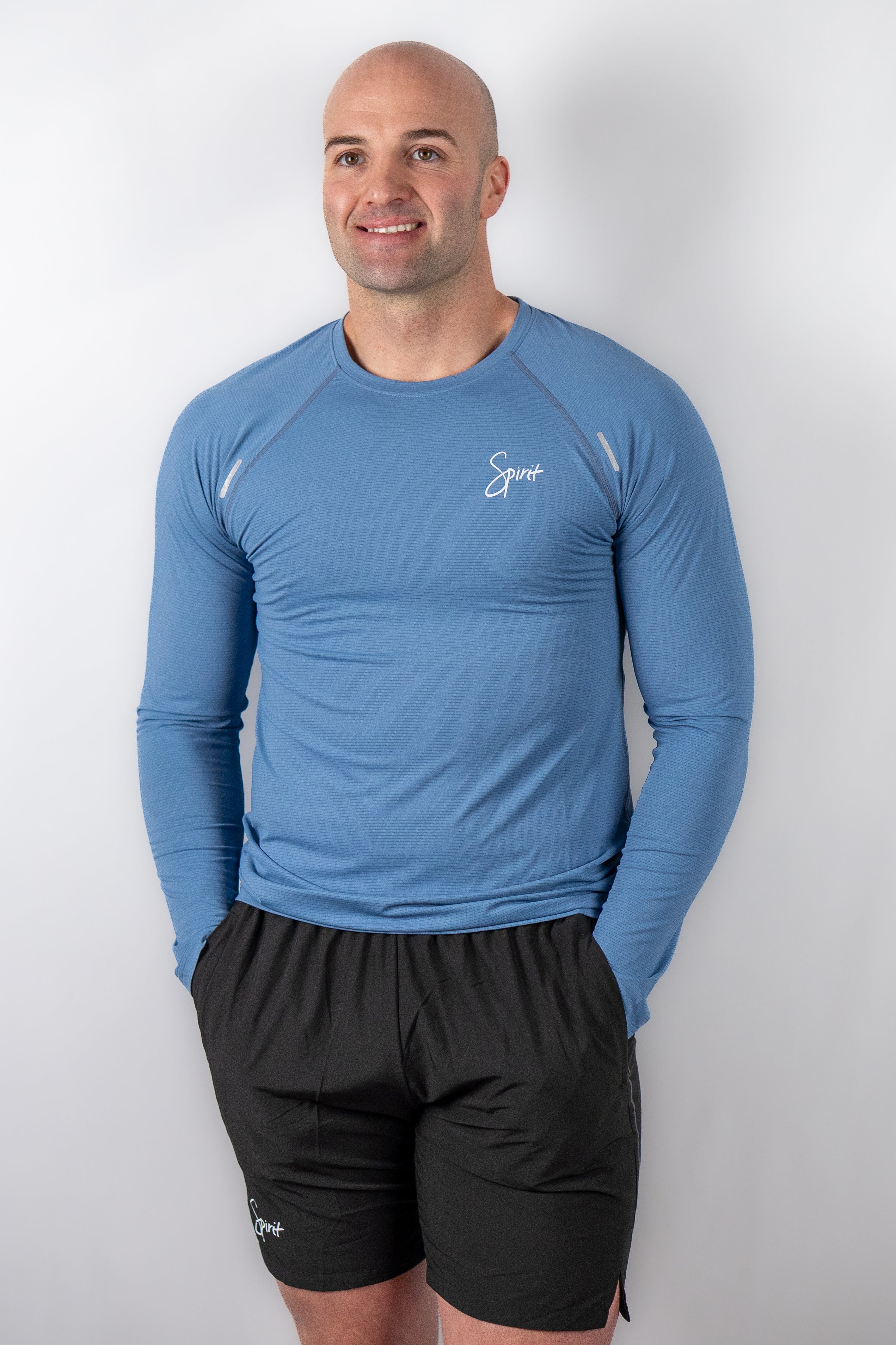 Mens Long Sleeved Quick Dry Running T-Shirt