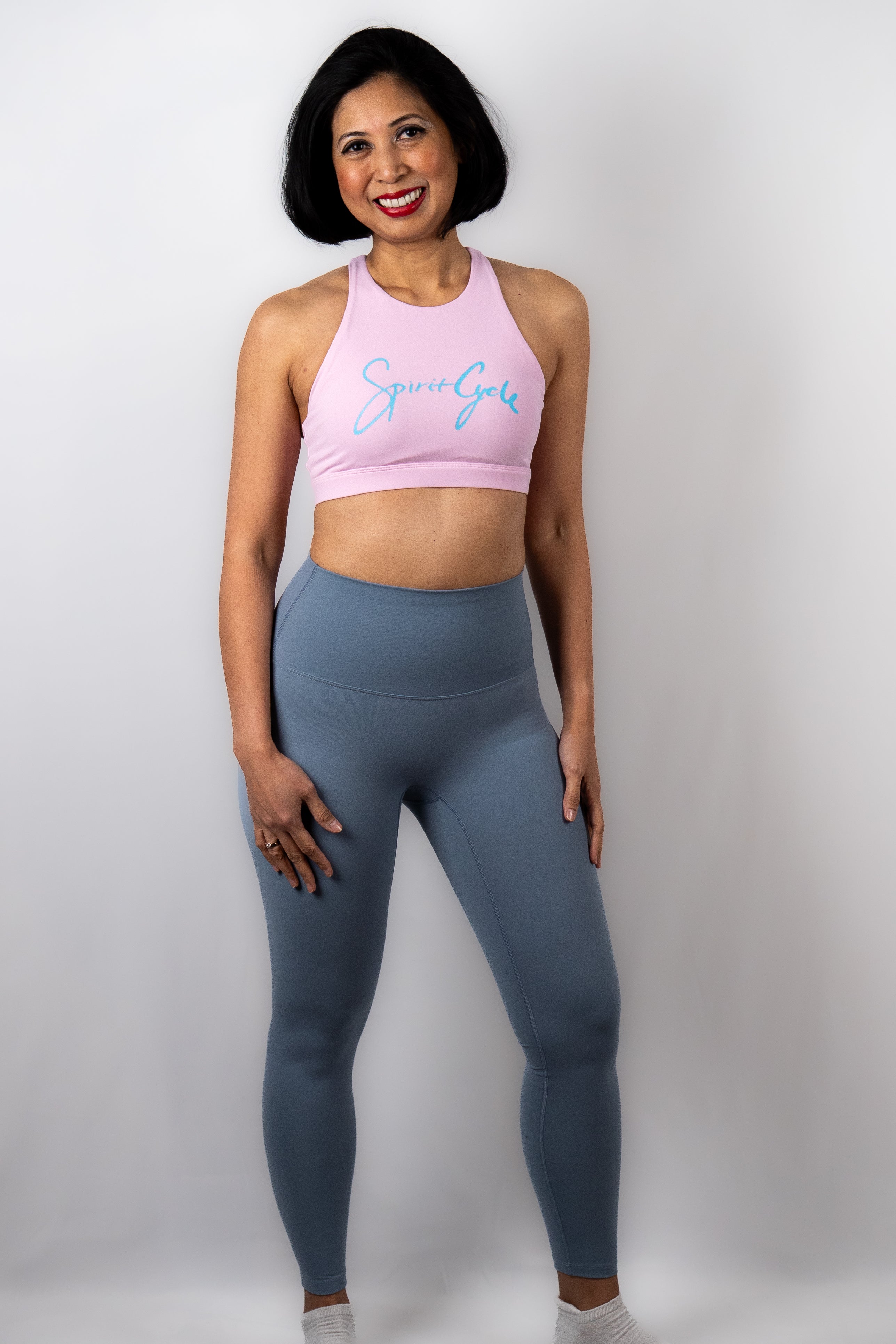 SPIRIT CYCLE: Medium to High Intensity High Neck Sports Bra