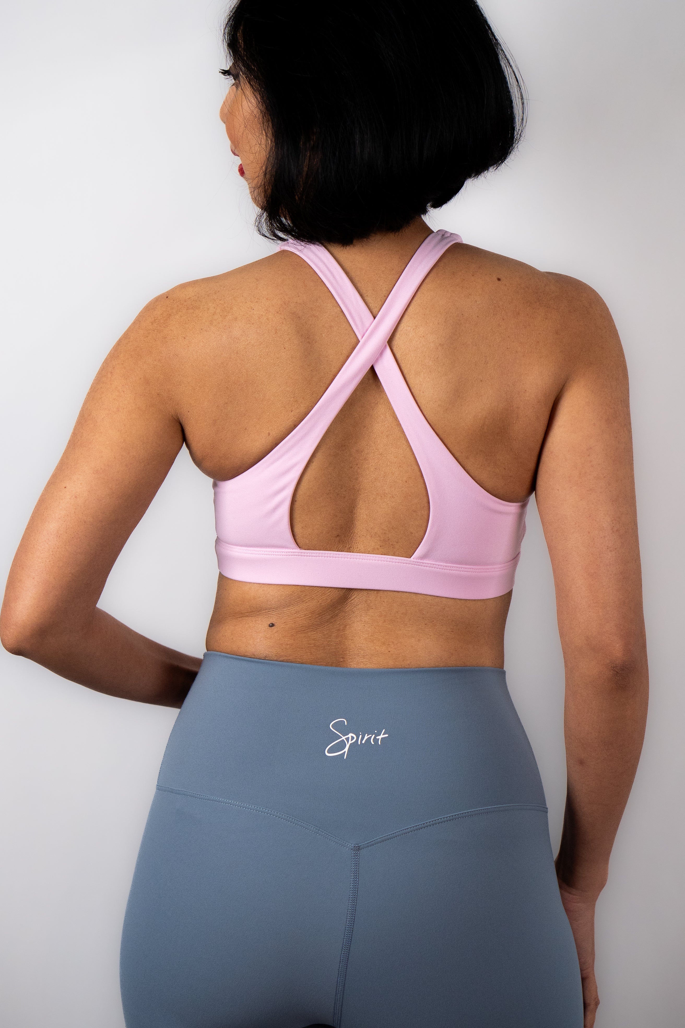 SPIRIT CYCLE: Medium to High Intensity High Neck Sports Bra