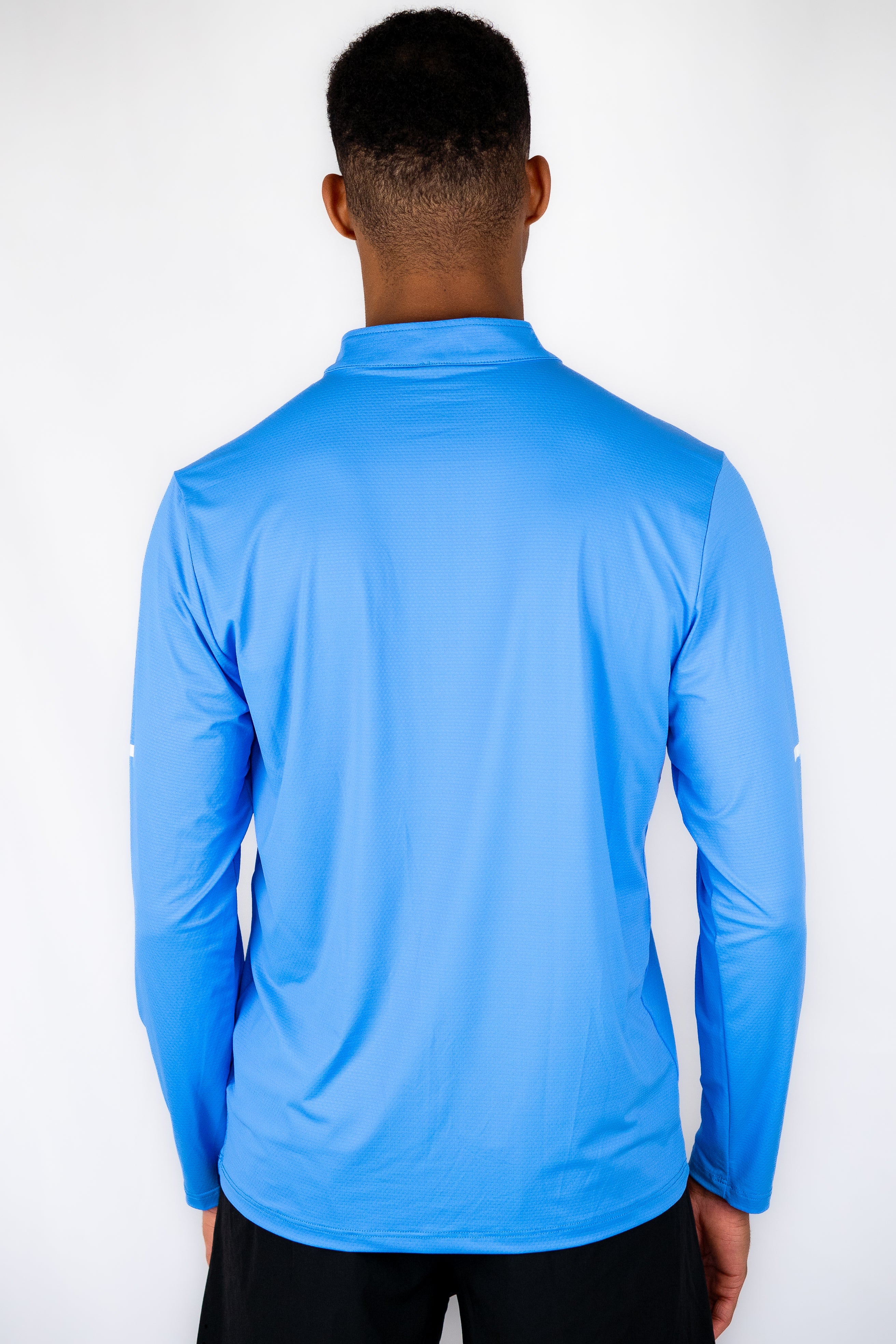Long Sleeved Mens Zipped Top