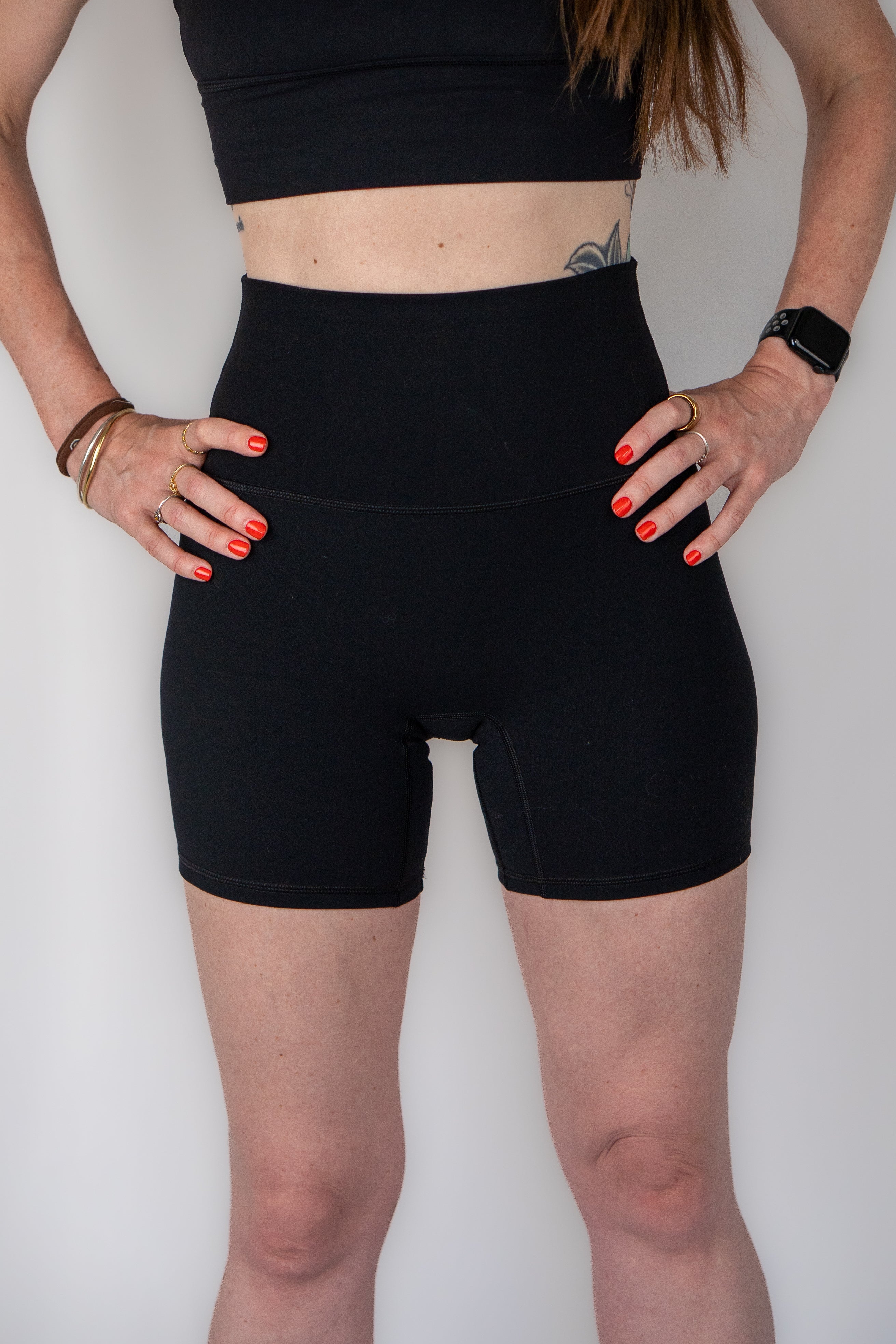 NEW: Womens High-Waisted Work Out Shorts