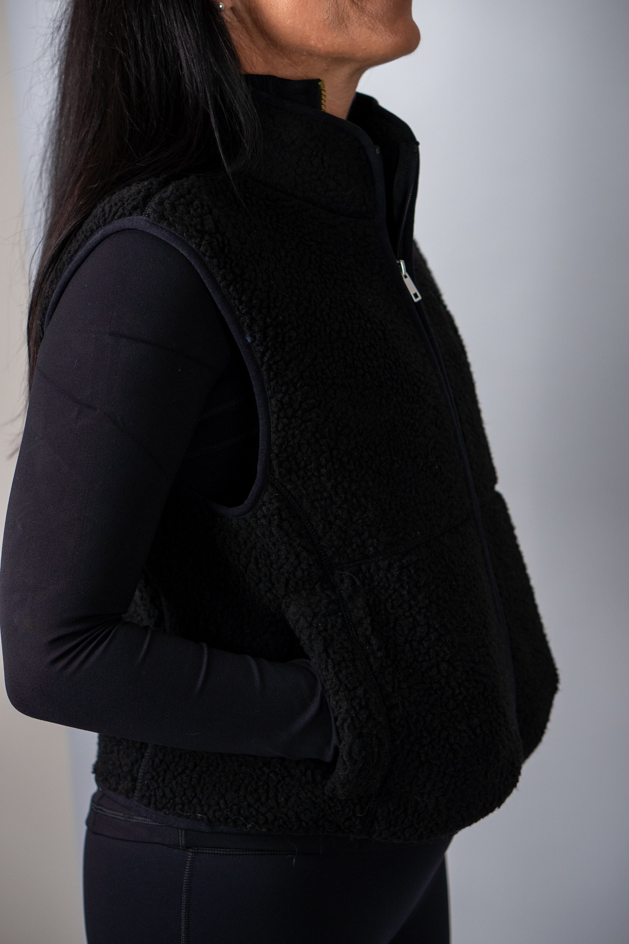 NEW: Sleeveless Wool Jacket