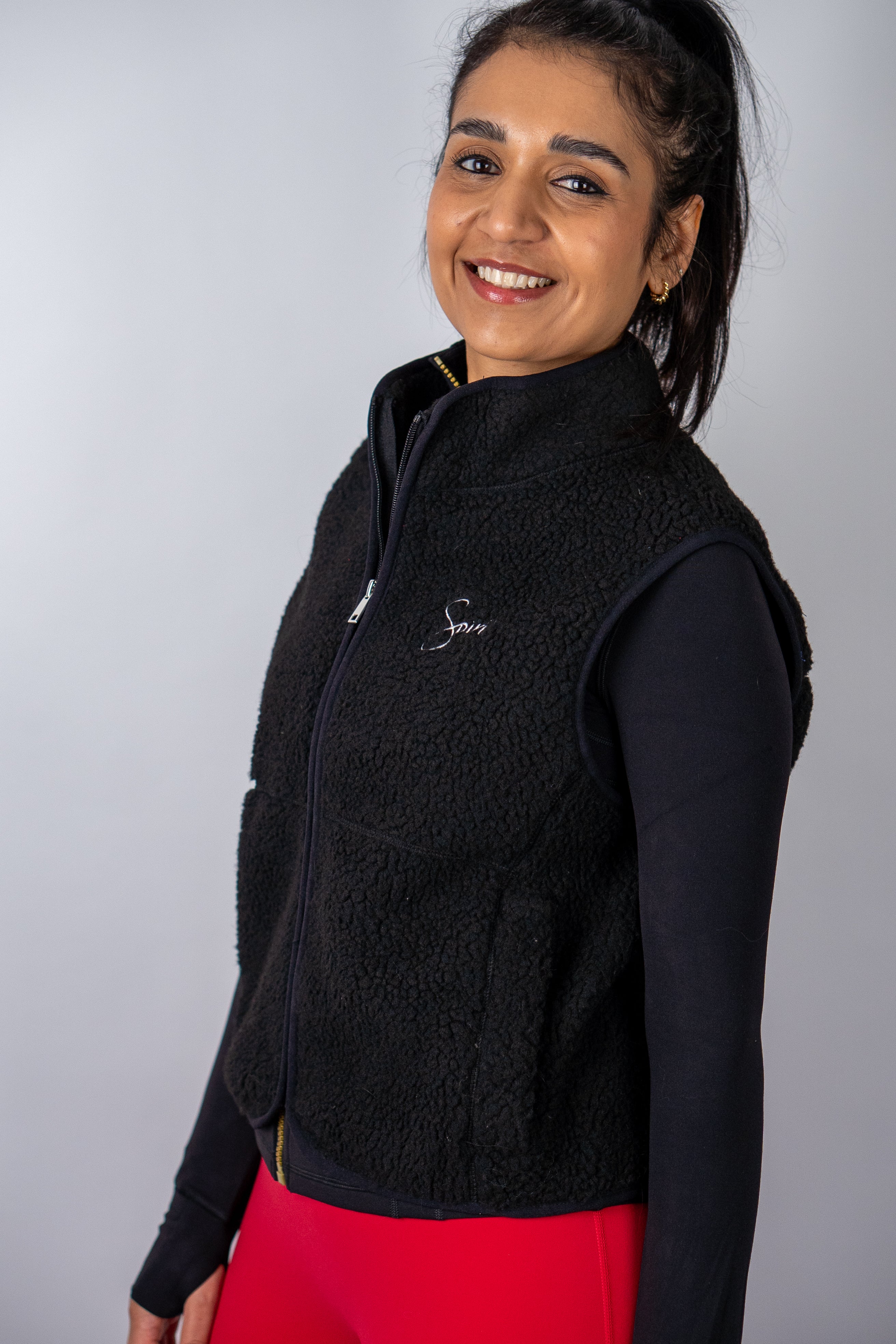 NEW: Sleeveless Wool Jacket