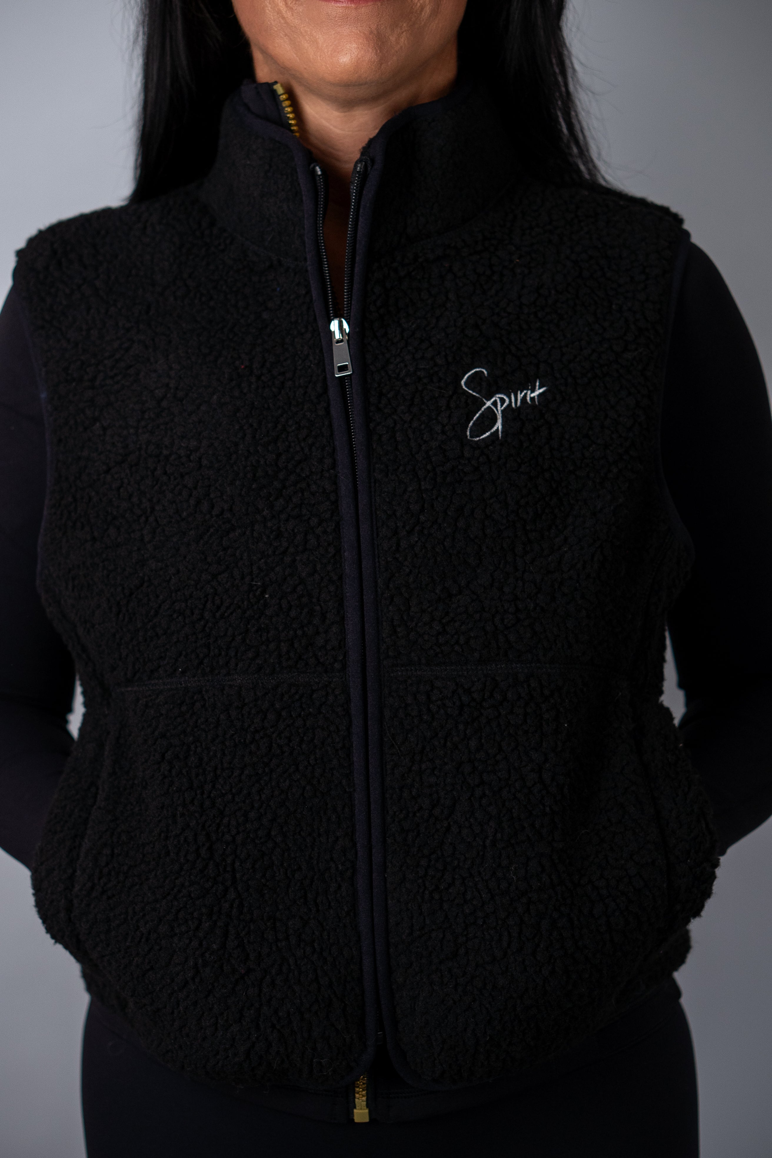 NEW: Sleeveless Wool Jacket