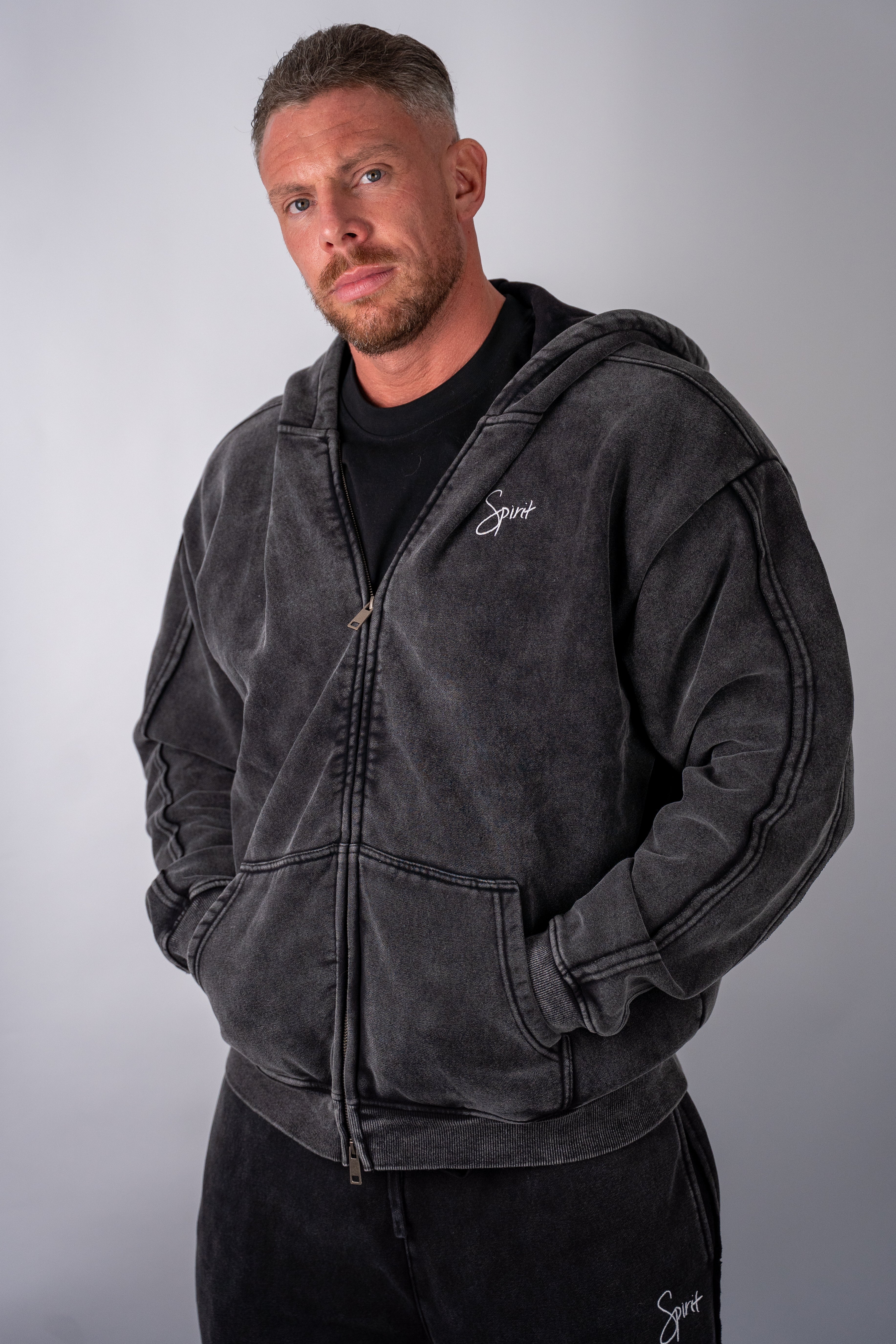 NEW: Unisex Thick Wash-Looked Hoodie